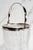 English Brilliant English Vintage Crystal Ice Bucket Silverplate Rim Handle Luxury Barware Home Decor For Sale - Image 3 of 10