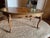 French Provincial Vintage Mid-Century Italian Rococo Revival Marquetry Coffee Table With Pierced Brass Gallery For Sale - Image 3 of 7