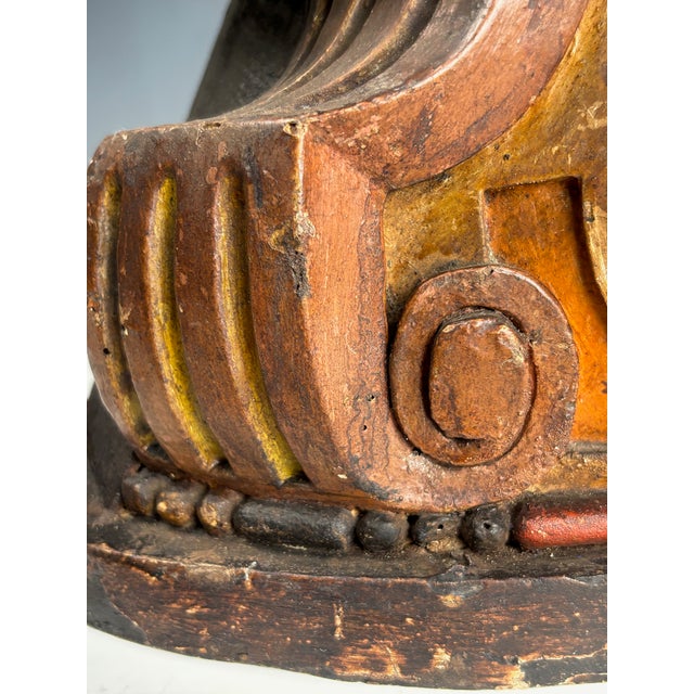 19th Century Southern European Polychrome Church Stand, 1800 For Sale - Image 11 of 14