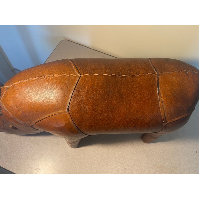 1960s All Leather Abercrombie and Fitch Rhino For Sale - Image 9 of 16