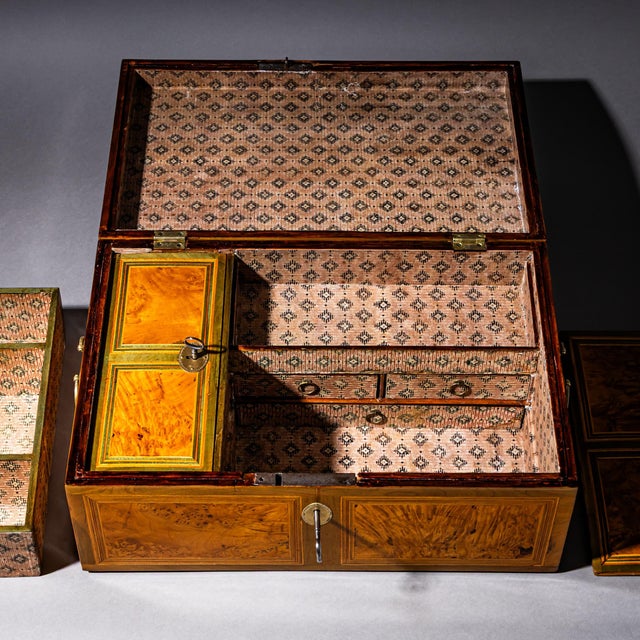 Wood Biedermeier Box, 1800s For Sale - Image 7 of 9