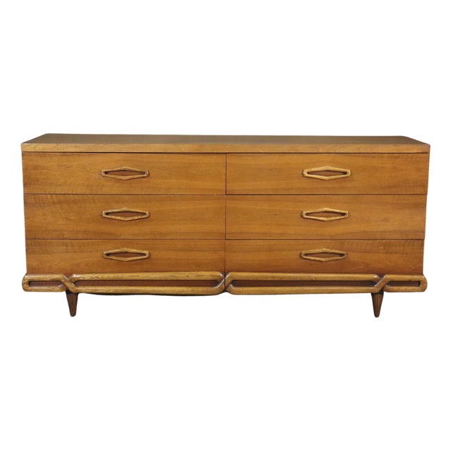 Mid 20th Century Mid-Century 6 Drawer Dresser For Sale