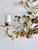 Boho Chic Vintage Florentine Style 2-Light Floral Tole Wall Sconces in Hand-Painted Polychrome Metal, 1960s, Set of 2 For Sale - Image 3 of 18