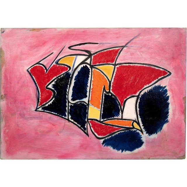 Giorgio Lo Fermo, Pink, 2015, Oil on Canvas For Sale