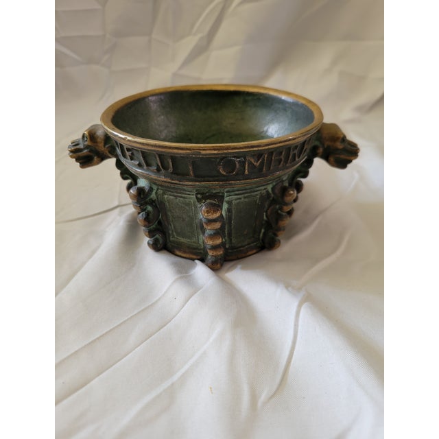 Max Le Verrier 1930s Art Deco Verdigris Bronze Bowl by Max Le Verrier For Sale - Image 4 of 8
