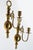 Late 20th Century Mid-Century Modern Cast Brass Candle Holder Wall Sconces - A Pair For Sale - Image 17 of 17