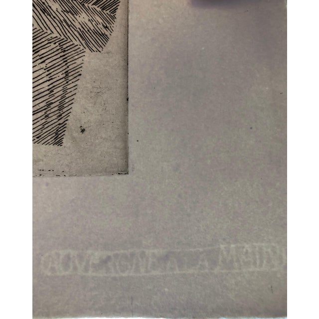 Jean Deyrolle, French Avant Garde Bold Abstract Geometric Aquatint Etching Op Art Kinetic For Sale In Miami - Image 6 of 9