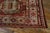 Early 20th Century 1900s Red Geometric Rustic Antique Caucasian Karabagh Rug 4' X 9' Knotted Wool Carpet For Sale - Image 5 of 5