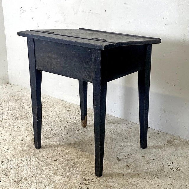 Vintage Teacher's Desk, 1950s For Sale - Image 4 of 8