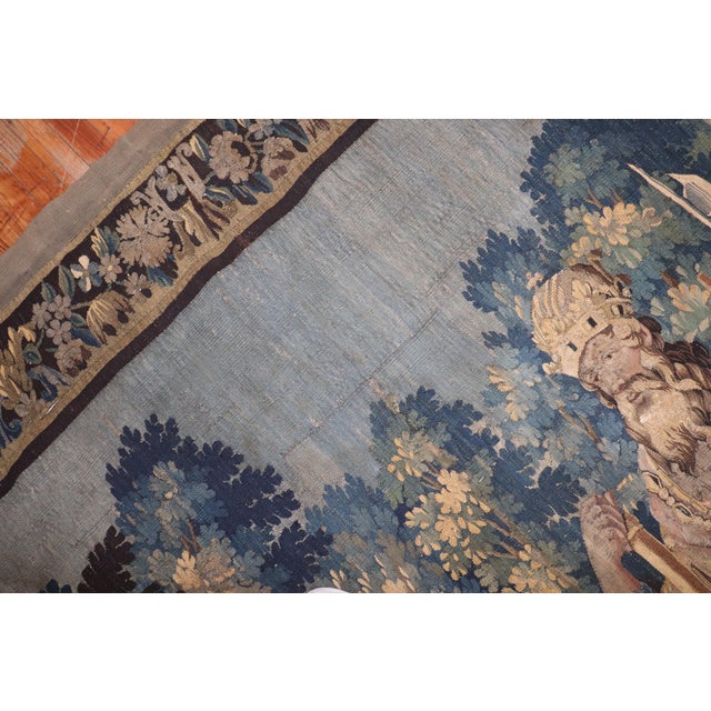 Beauvais, France. Depicts arrival at a castle, royal horse being heralded by trumpeter and escorted by two guards,...