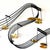 Postmodern Rare Musical Note Metal Wall Sculpture by Curtis Jere, Signed For Sale - Image 3 of 7