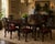 A magnificent set of six Henredon dining chairs, crafted in the elegant Georgian or English Chippendale manner, is now...