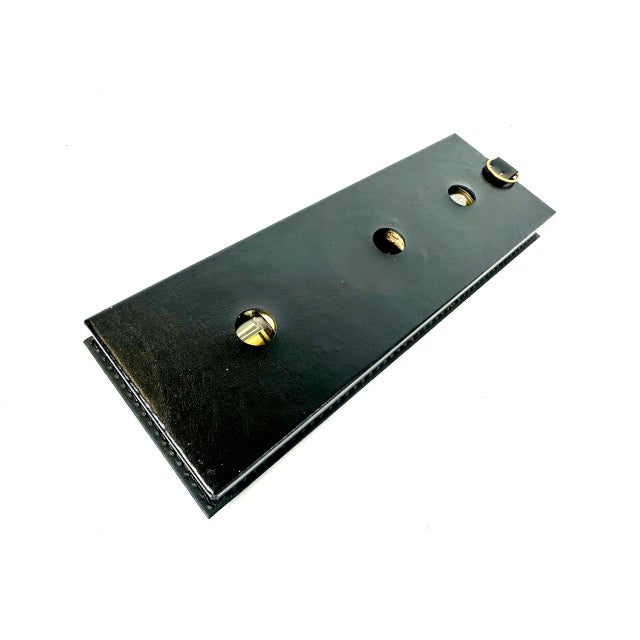 1980s Vintage German Leather Fisher's Weather Station, 1980s For Sale - Image 5 of 11