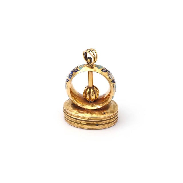 Swiss Gold Musical Fob Seal For Sale - Image 10 of 10