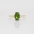 2020s 1.3Ct Chrome Tourmaline Ring With Earth Mined Diamond Accents: Solid 14k Gold, Size 6.75 For Sale - Image 5 of 9