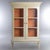 Cream Gustavian Display Cabinet in Wood For Sale - Image 8 of 8