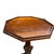 English Vintage Georgian Style Heavily Carved Octagon Tripod Drink Side Table For Sale - Image 3 of 11
