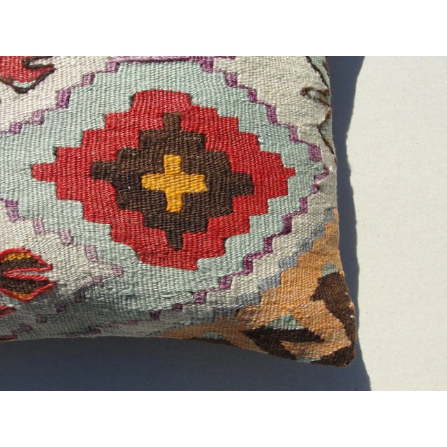 Textile Kilim Rug Pillow For Sale - Image 7 of 11