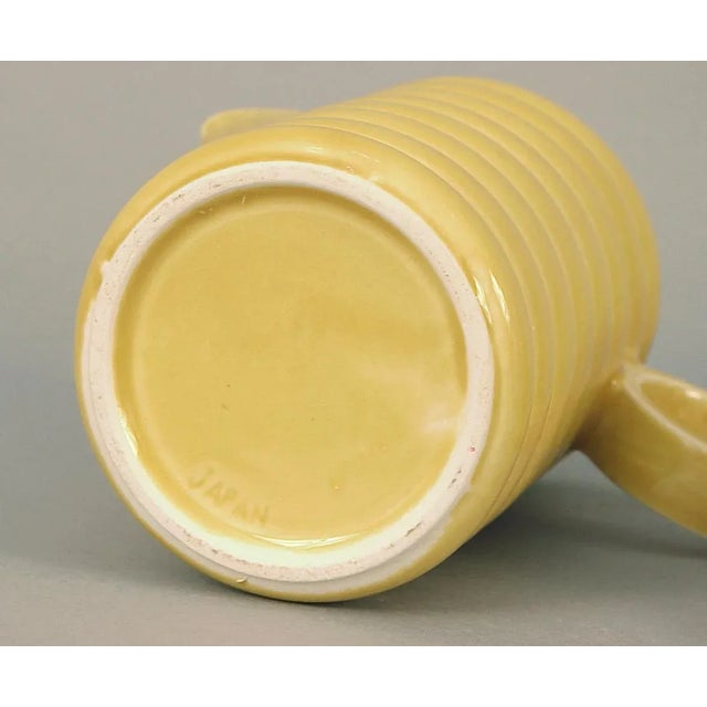 1920s 1920s Art Deco/Moderne Japanese Coffee or Tea Set -- 4 Large Cups, Cream & Sugar Pot- 7 Pieces For Sale - Image 5 of 7