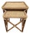 Bamboo Rope and Grass Mat Nesting Tables For Sale