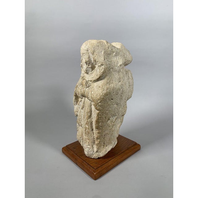 Romanesque Limestone Sculpture, 9th Century: The Martyrdom of Saint Sebastian For Sale - Image 9 of 11