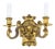 Mid 20th Century French Neoclassical Style Bronze Two-Branch Sconce For Sale