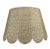 Scalloped Lamp Shade in Seagrass, 18" For Sale - Image 4 of 6