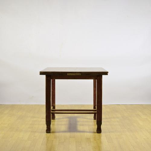 Antique Extendable Wooden Dining Table, 1900s For Sale - Image 9 of 9