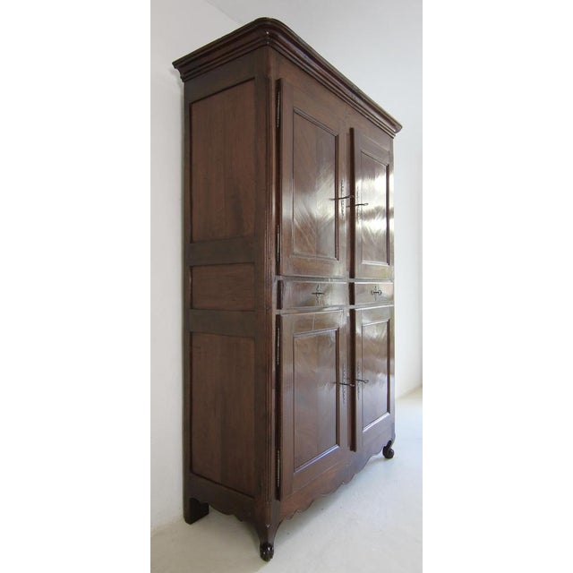 Wood 19th Century French Provincial Cherrywood Cabinet For Sale - Image 7 of 18