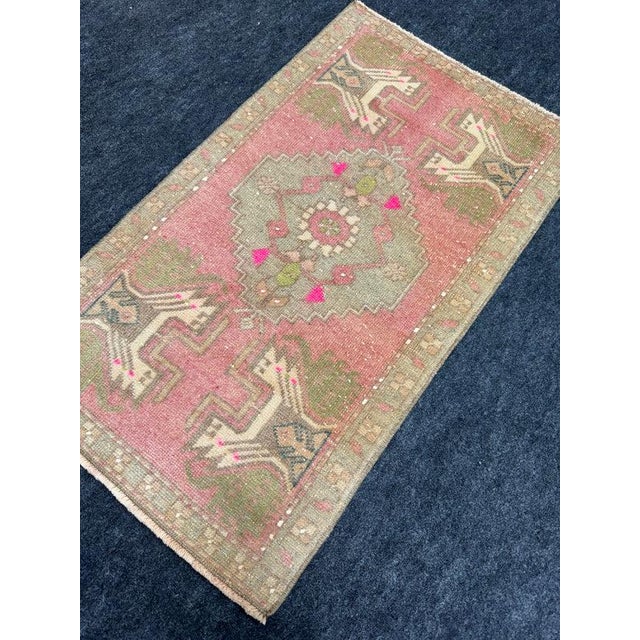 Early 21st Century Turkish Yastik Rug 1'8" x 2'11" For Sale - Image 5 of 5