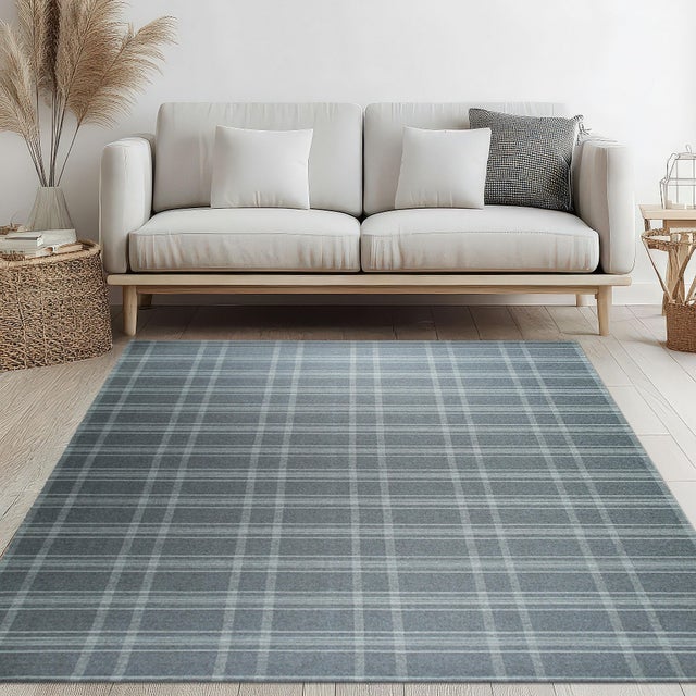 8x10 Graceful Quinn Gray Geometric Modern Flatweave Wool Carpet Rug For Sale - Image 9 of 9