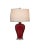 Culturally, the color of the Imperial Red Table Lamp is significant, as it is created by a small family factory in China;...