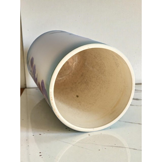 Art Nouveau Earthenware Roll Vase from Choisy Le Roi, 1890s For Sale - Image 6 of 8