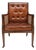Antique Edwardian Leather and Cane Armchair, 1900 For Sale