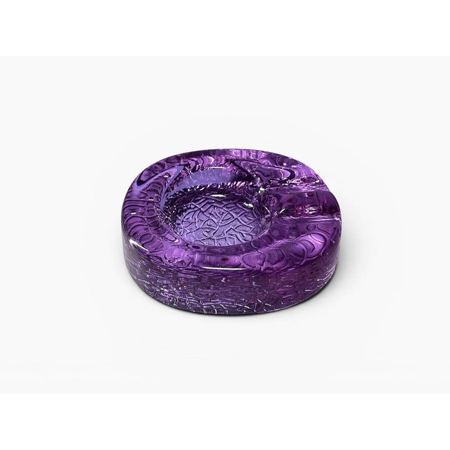 Alexandrite Glass Ashtray, Italy, 1970s For Sale - Image 3 of 8