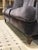 Ethan Allen Hyde Sofa in Camby Indigo Performance Fabric With Nickel Nailhead Trim For Sale - Image 9 of 10