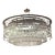 Ochre Light Drizzle Three-Tier Round Chandelier For Sale