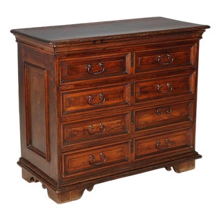 Baroque Walnut Chest of Drawers For Sale