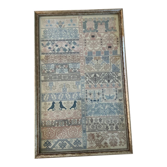 Needlepoint Sampler For Sale