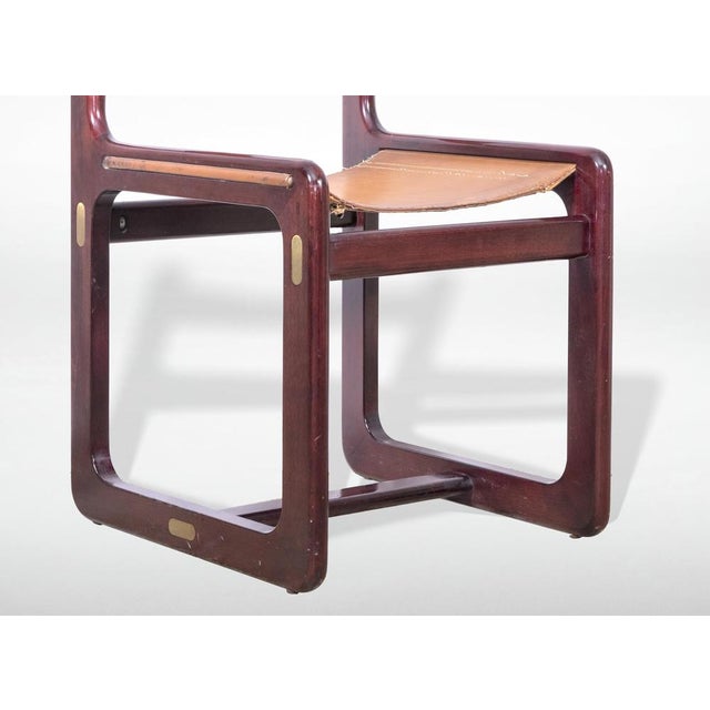 Nautical Style Chairs by Gigi Radice, Italy, 1960s, Set of 6 For Sale - Image 4 of 8