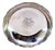 Silver Plate with Scalloped Rim, Engraved Garlands and East India Company Symbol For Sale
