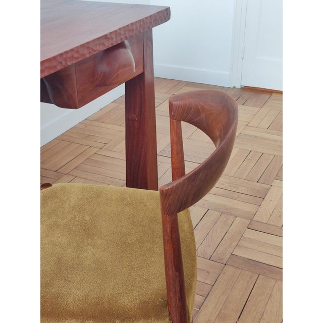 Wood Chair attributed to Knud Andersen, 1960s For Sale - Image 7 of 12