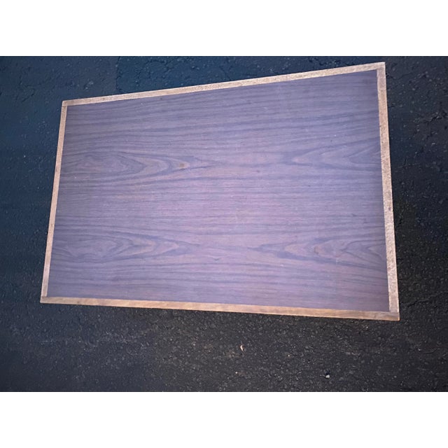 1950s 1950s Low Profile Arthur Umanoff Walnut Coffee Table For Sale - Image 5 of 6