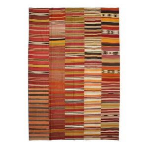 Handmade Patchwork Kilim 9'8" X 12'10"