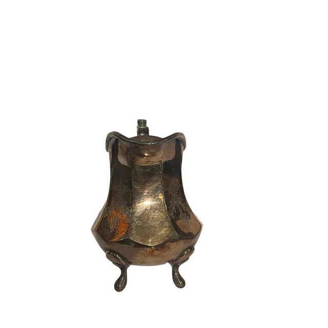 1990s Sheffield Milk Jug and Sugar Bowl, Early 20th Century, Set of 2 For Sale - Image 5 of 9