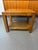 John Widdicomb 1970’s John Widdicomb Burlwood Side Table With Cane Shelf For Sale - Image 4 of 10