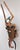 Antique Hand-Carved Polychrome Wooden Gouro Zauli Mask of the Ivory Coast For Sale - Image 14 of 15