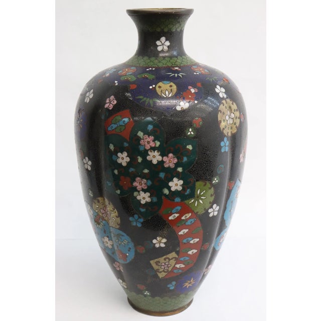 Japanese 19th Century Japanese Cloisonne Vase For Sale - Image 3 of 10