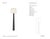 Chapman & Myers by Visual Comfort Signature Fluted Spire Floor Lamp in Aged Iron with Linen Shade Designer: Chapman &...