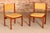 Vintage Danish Teak Dining Chairs with Yellow Fabric Upholstery, 1970s, Set of 4 For Sale - Image 3 of 12